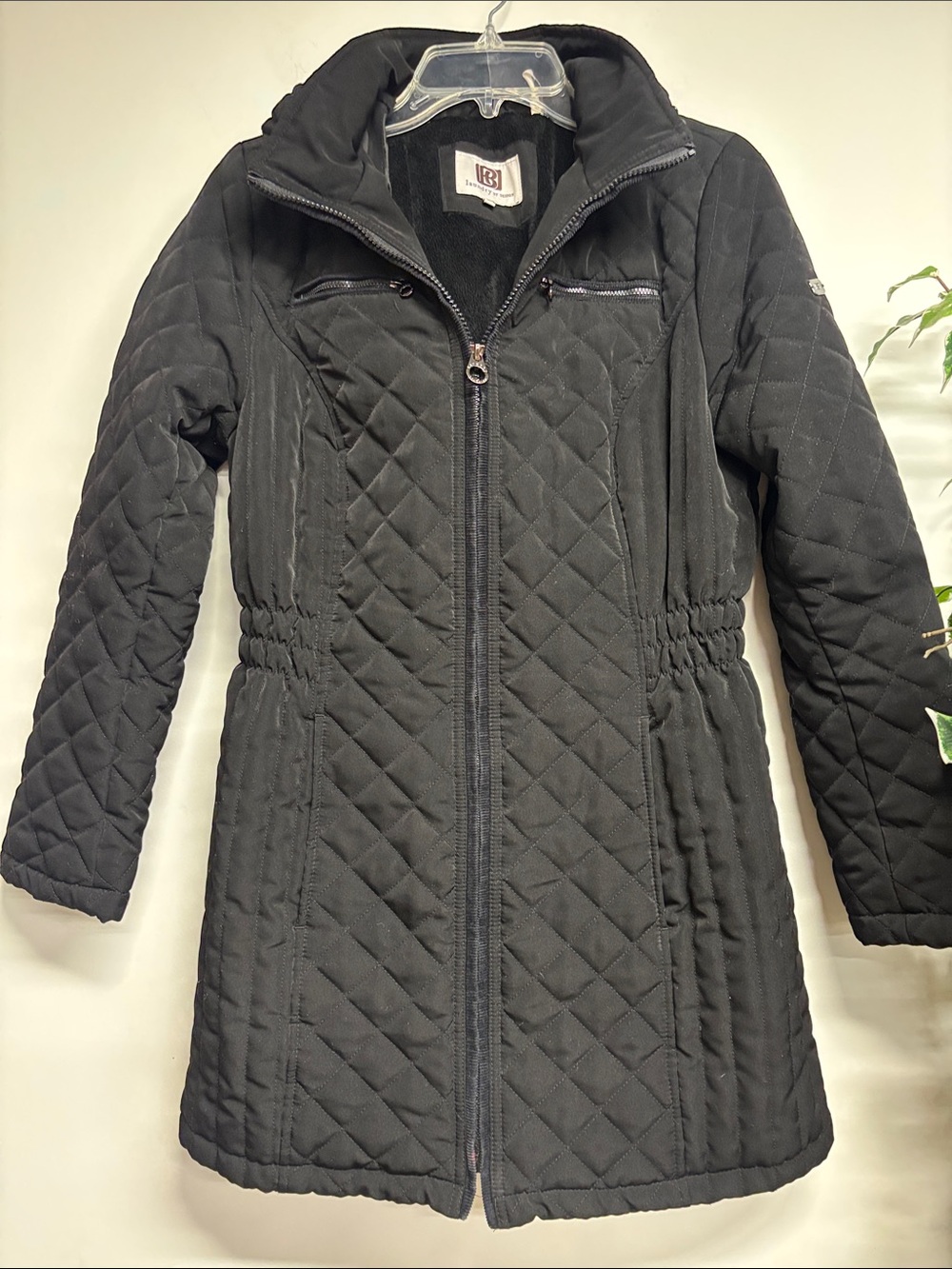Laundry by Design Black Quilted Kids Puffer Coat